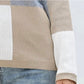 Esley Collection - Squares printing knit sweater top