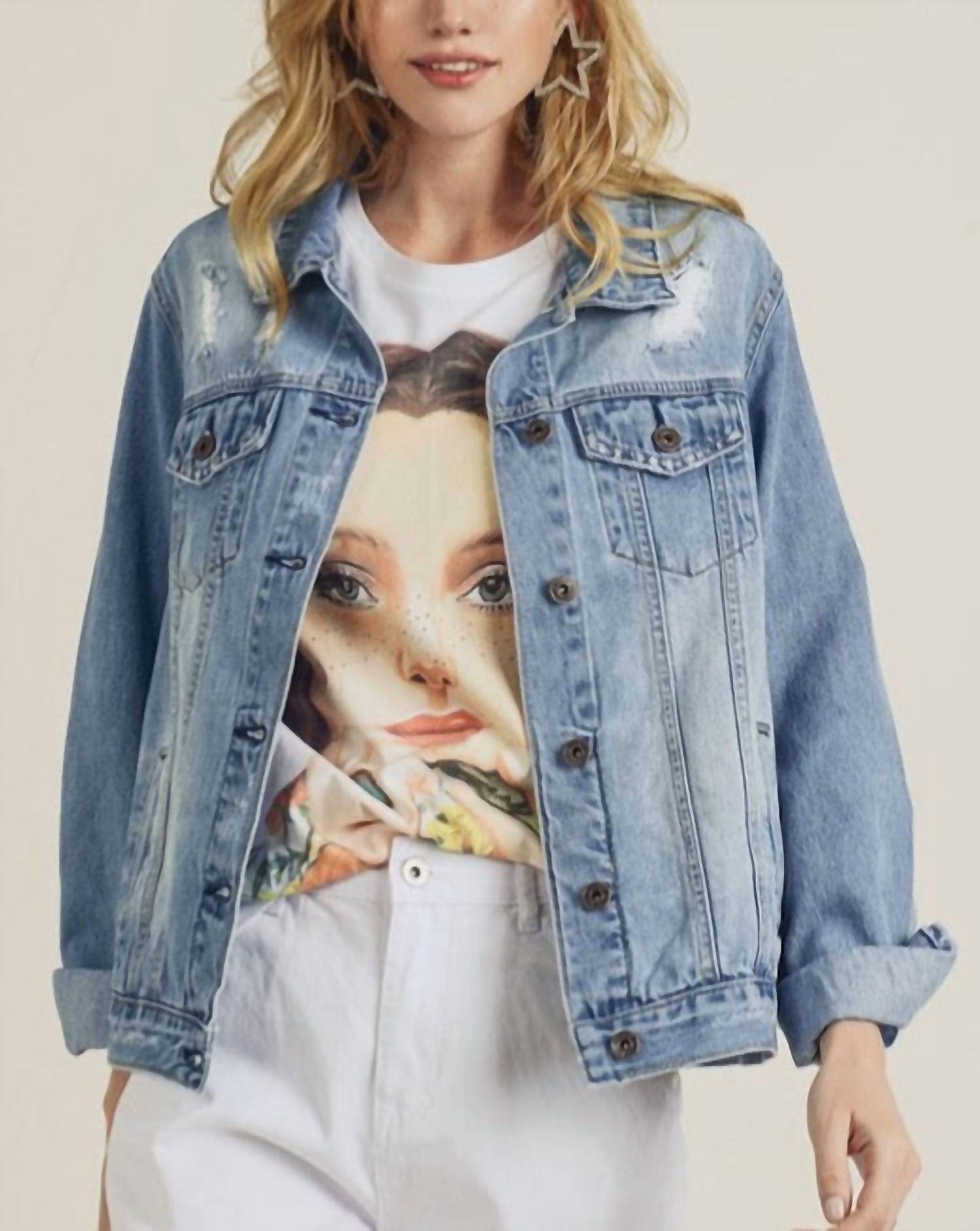 Risen - Relaxed Vintage Distressed Jacket