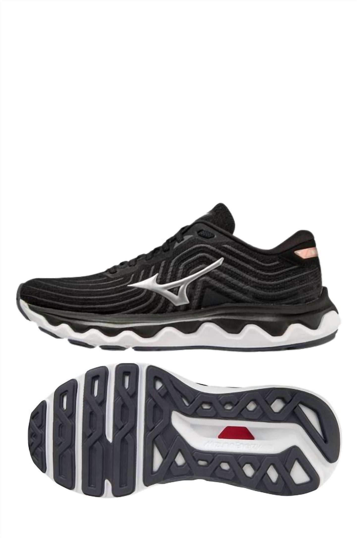 Mizuno - पुरुषों के वेव होराइजन 6 रनिंग शूज़ - 2E/चौड़ी चौड़ाई