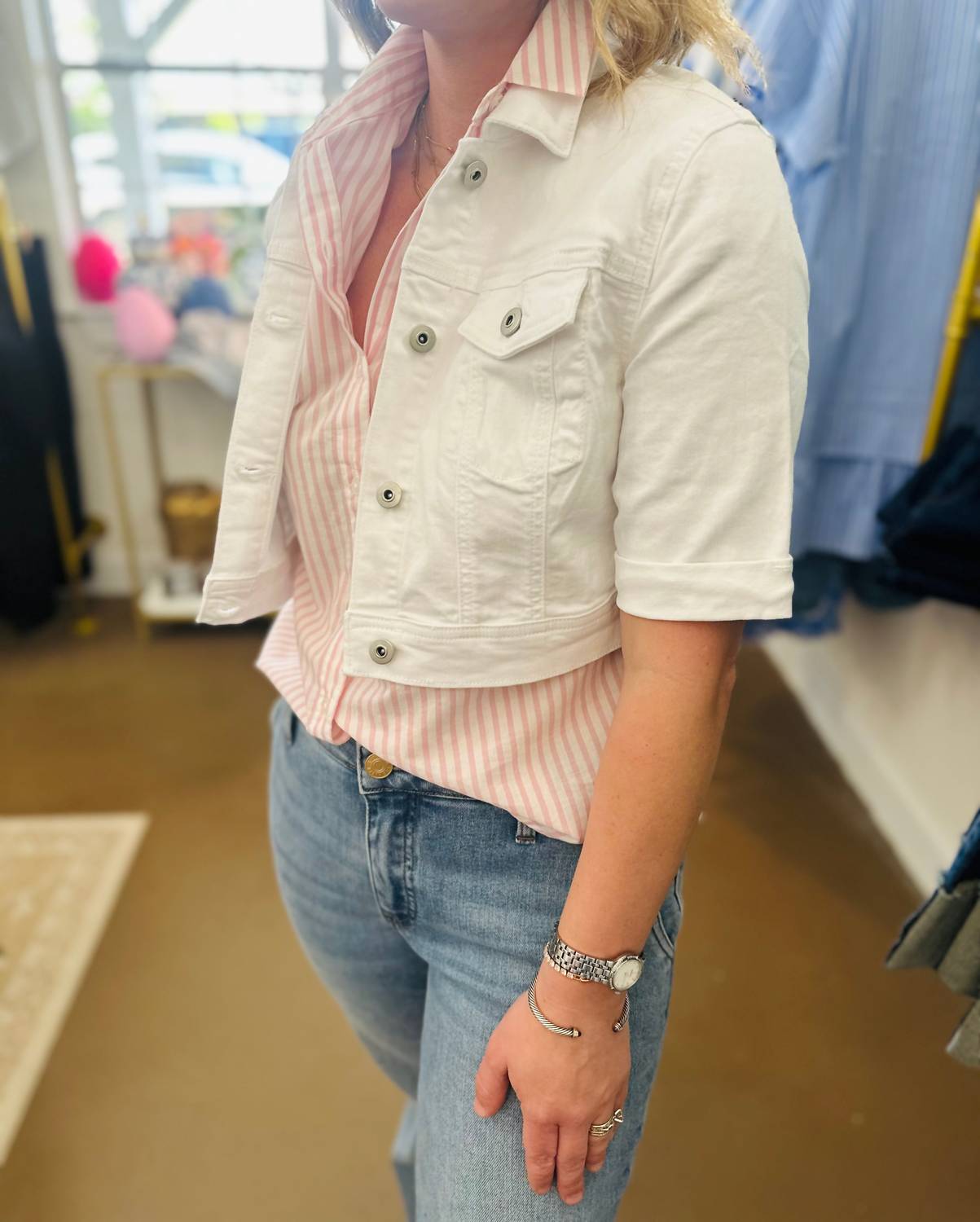 Charlie B - Cropped Jean Jacket
