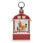 LED Horse Barn Snow Globe 11"H