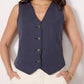 Faherty - Monterey Linen V-neck Vest