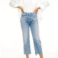 Pistola - Cassie Crop Super High Rise Straight Crop Jeans