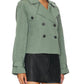Steve Madden - Sirus Cropped Double-Breasted Trench Jacket