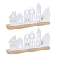 Metal Village Tealight Candle Holder (Set of 2)