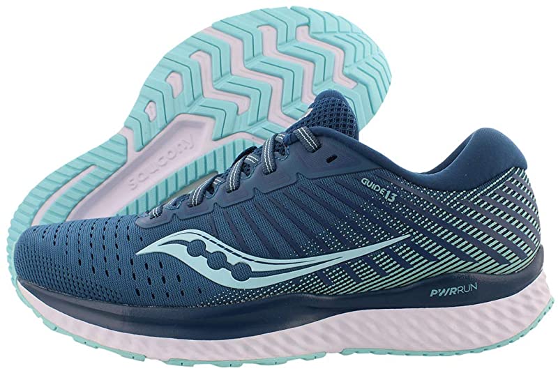 Saucony महिला गाइड 13 रनिंग शूज़ ब्लू/एक्वा