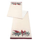 Beaded Cardinal Bird Table Runner 72"L