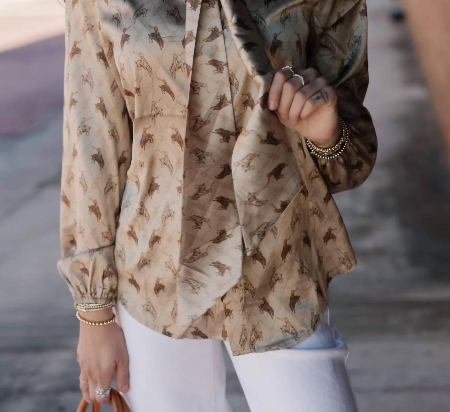 2Flyco - Brimstone Tie Front Blouse