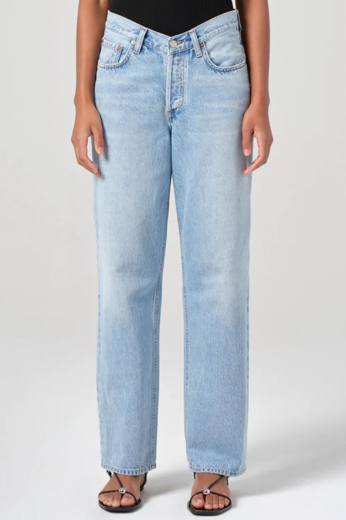 Agolde - V-front Waist Baggy Pants