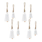 Rustic Metal Bell Ornament (Set of 8)