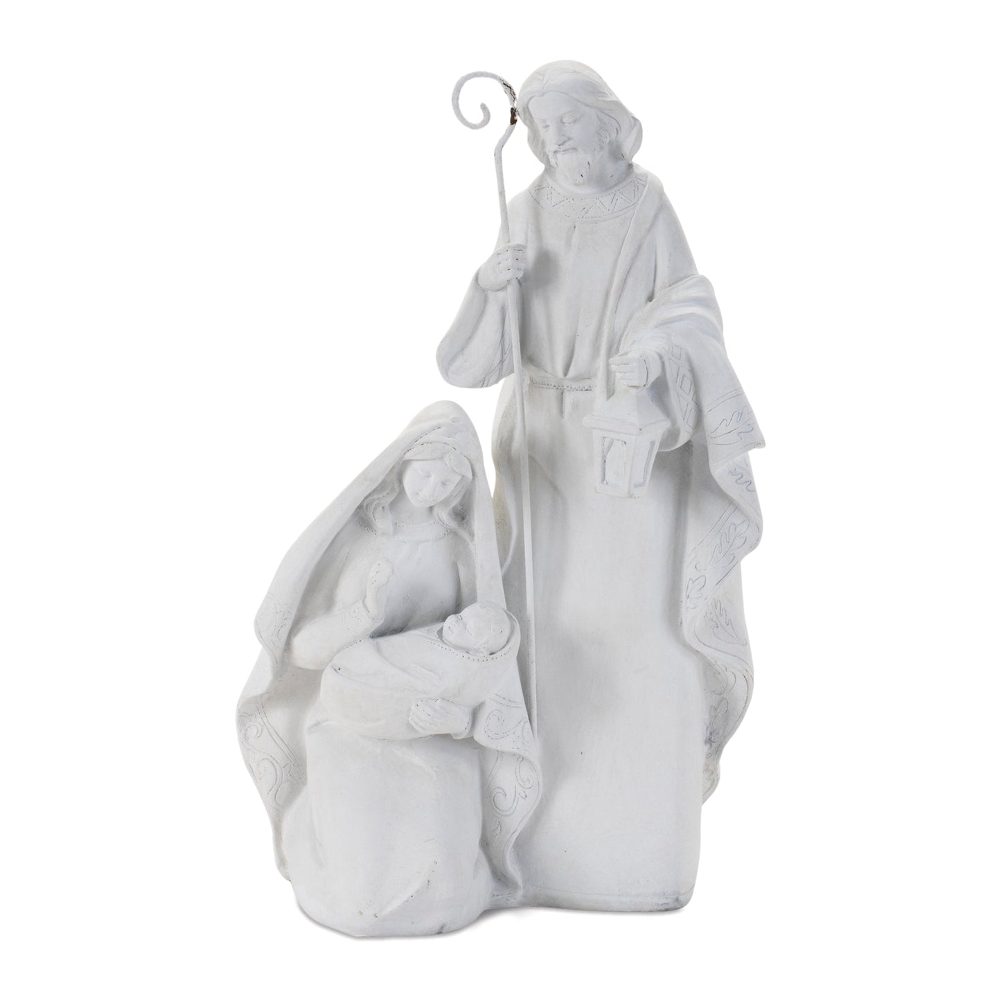 Holy family nativity decor (set of 2)