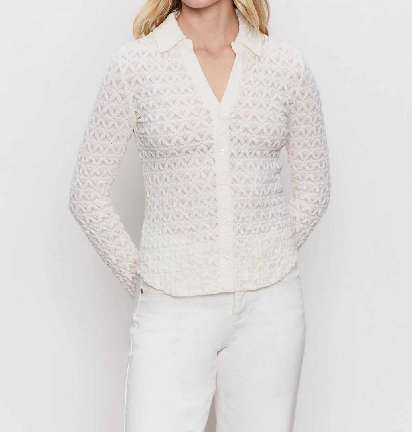 Sanctuary - Women's Dream Girl Lace Button Up