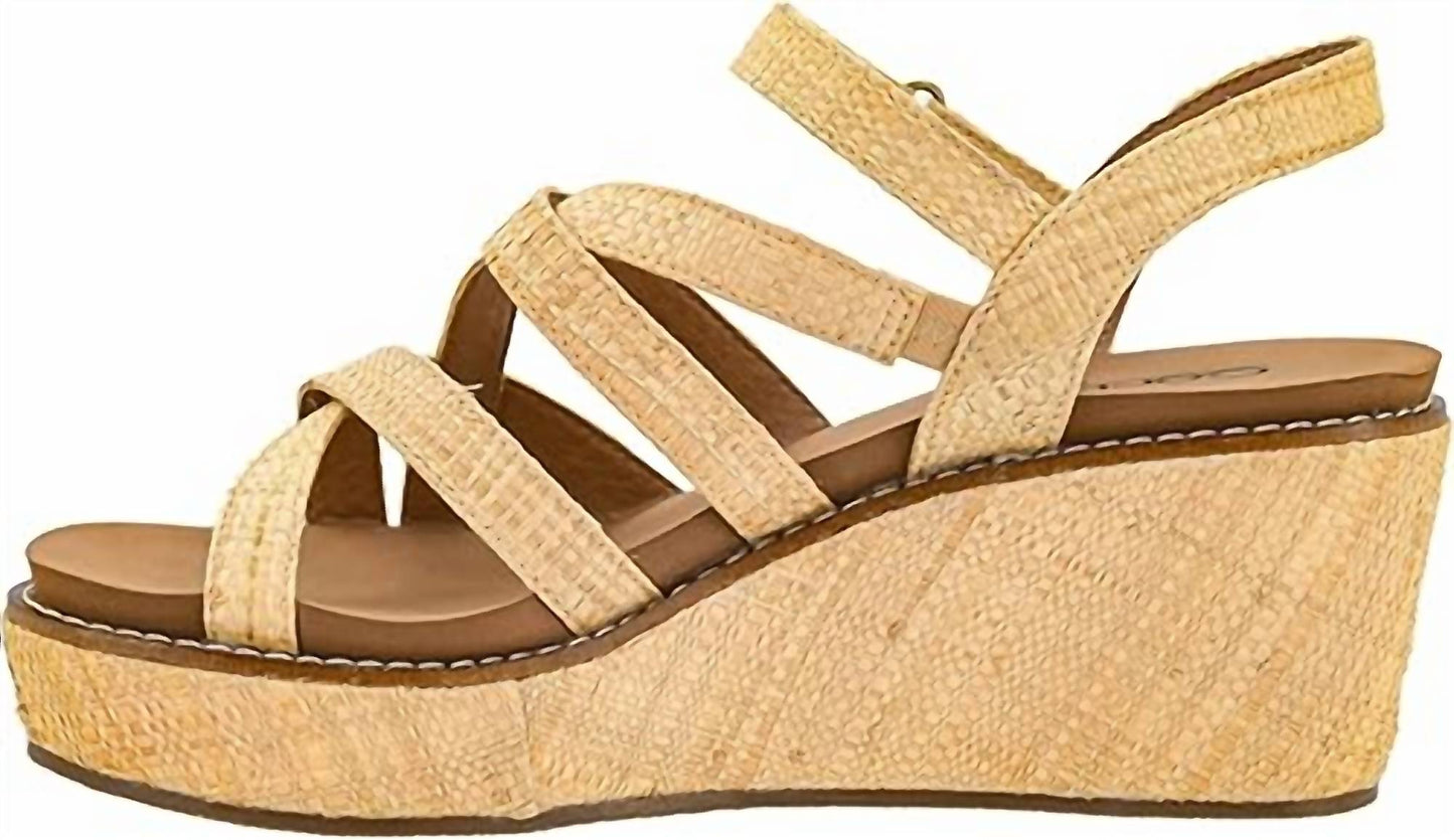 Corkys Footwear - Women's All Nighter Strappy Sandal Wedge Shoe