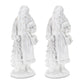 Glittered Santa Figurine (Set of 2)