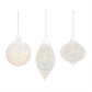 Iridescent Cloudy Glass Ornament (Set of 6)