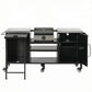 K&K 72.4' Large Grill Table for Big Green Egg