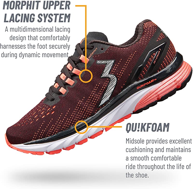 36 Degrees Women's Strata 3 Running Shoes Black