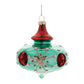 Glittered Glass Reflector Ornament (Set of 6)