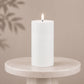 FIA Wick White Pillar Candle (Set of 2)