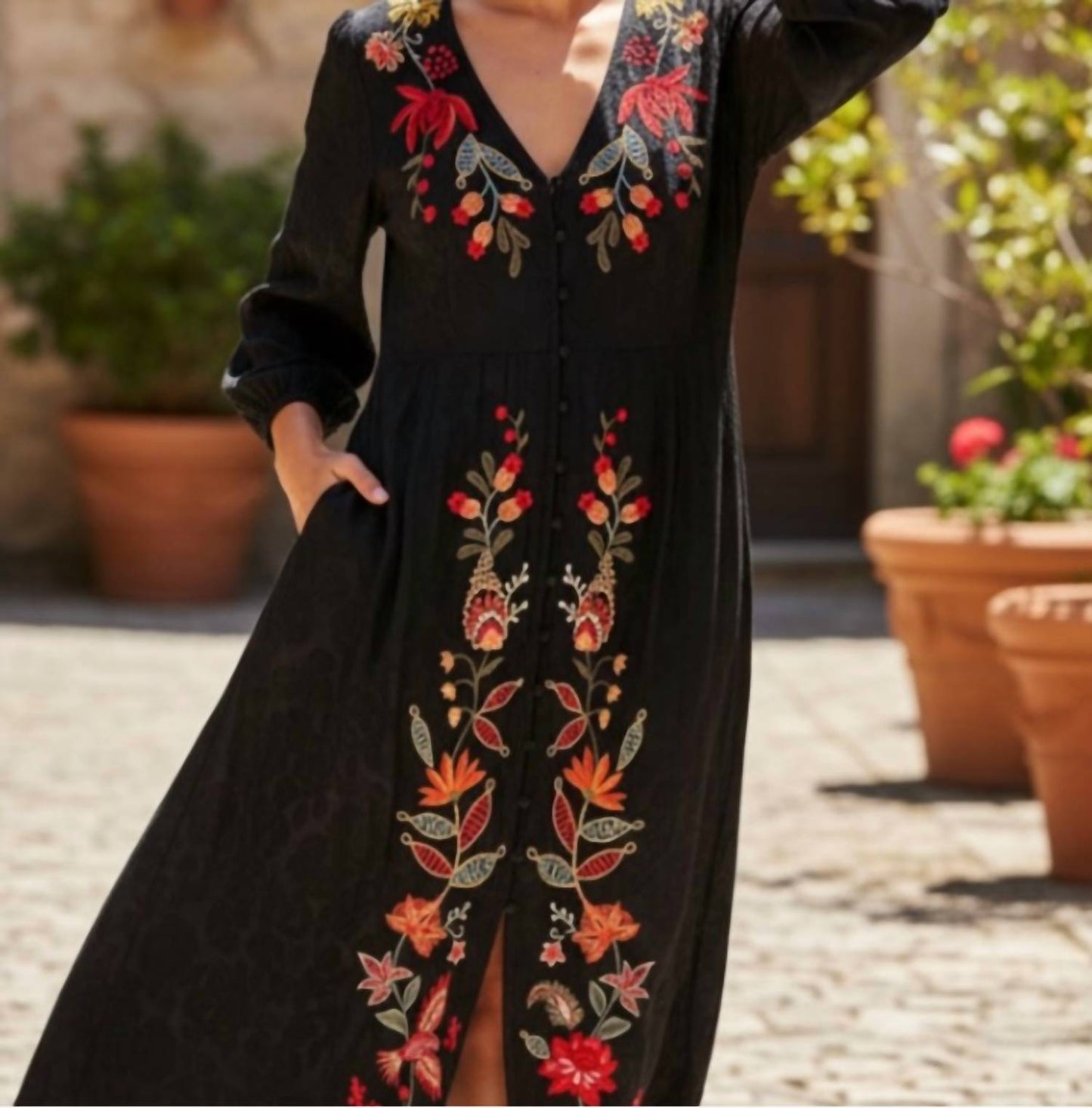 Johnny Was - Button Front dress