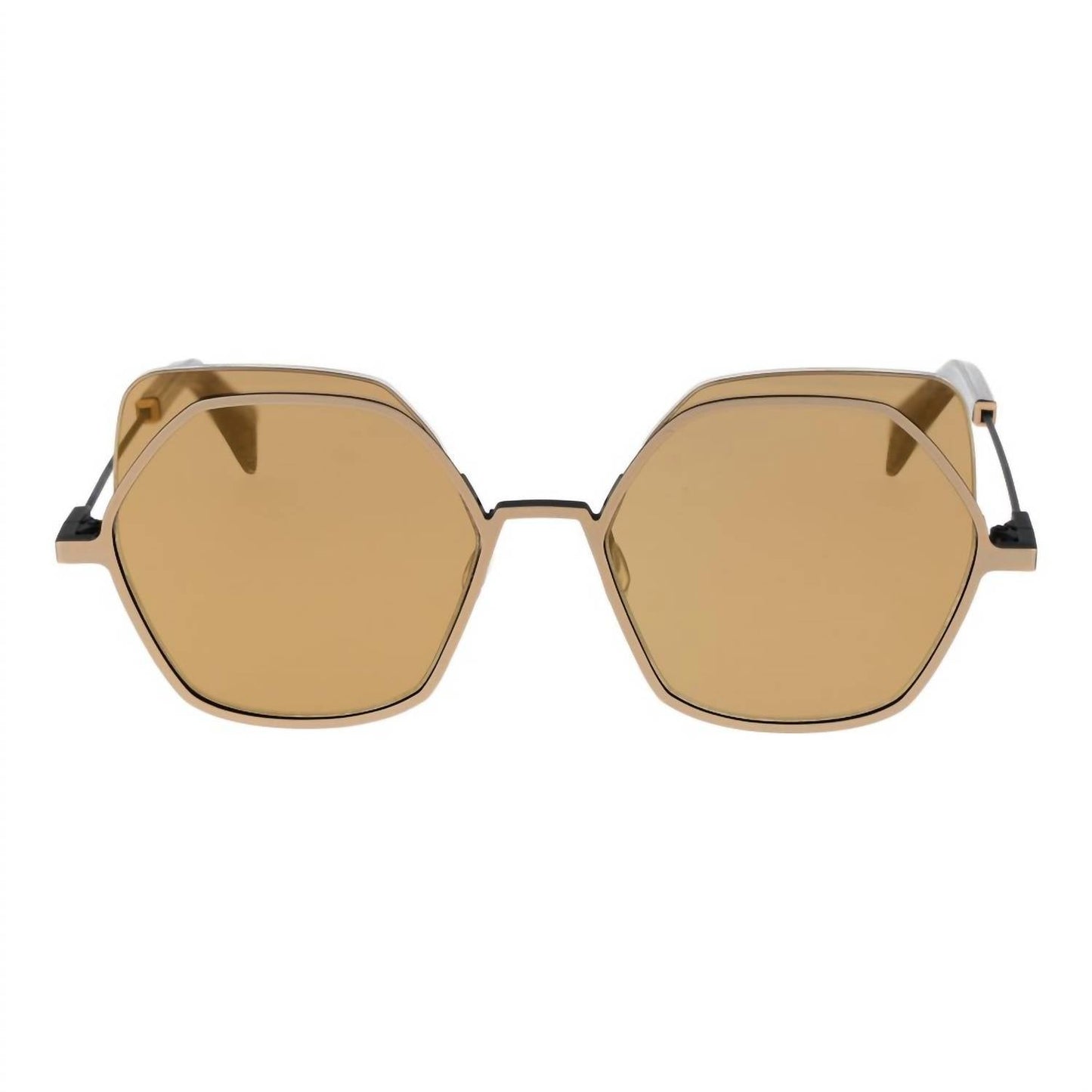Yohji Yamamoto - Unisex Stainless Steel Half Frame Sunglasses