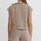 Entro - Quilted Sleeveless Top