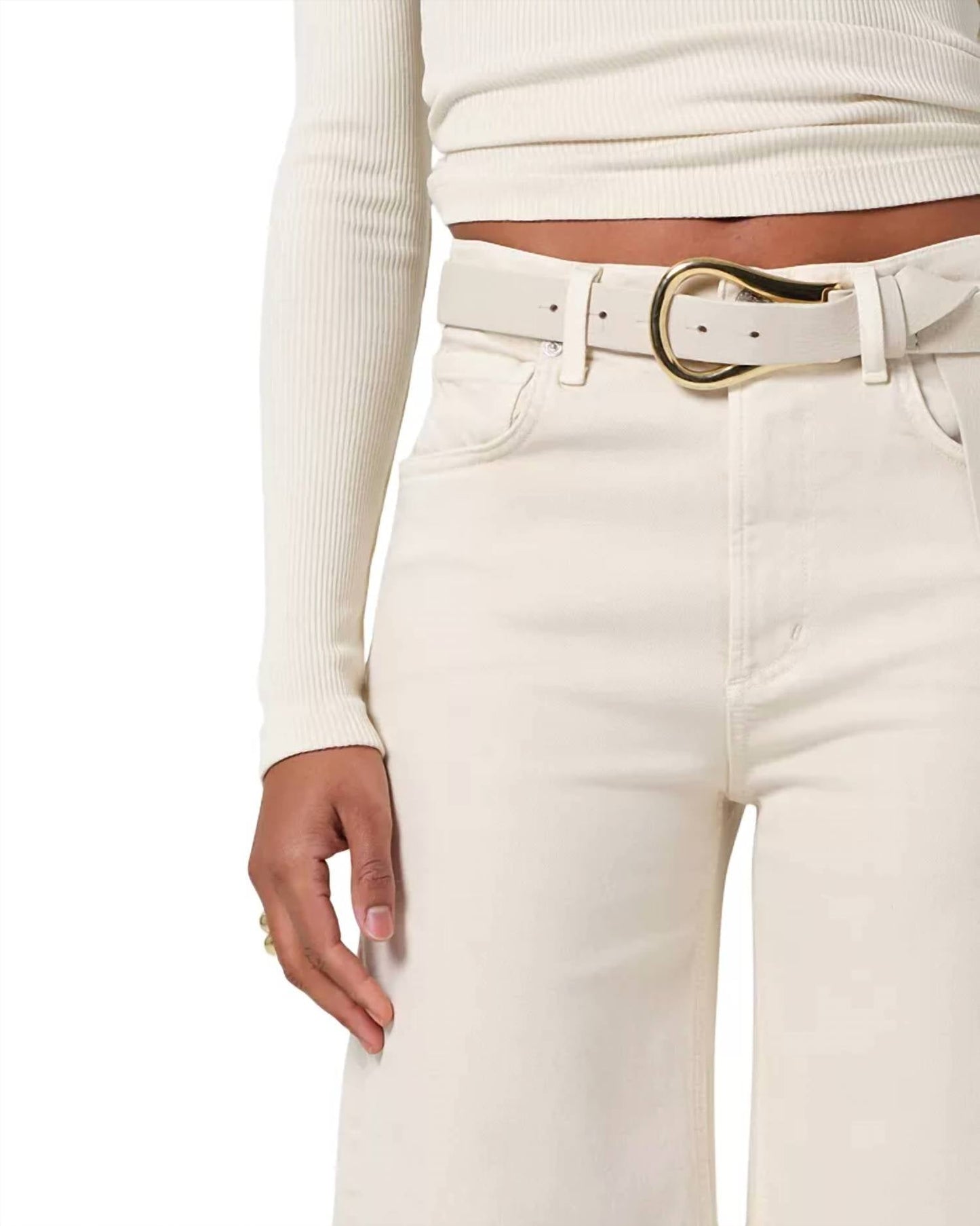 Citizens Of Humanity - Lyra Wide Leg Crop - Almondette