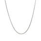 14k White Gold Round Box Chain 1.35 mm