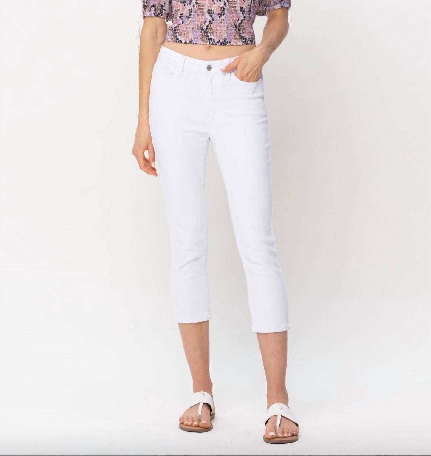 Judy Blue - Non-distressed Capri Jeans