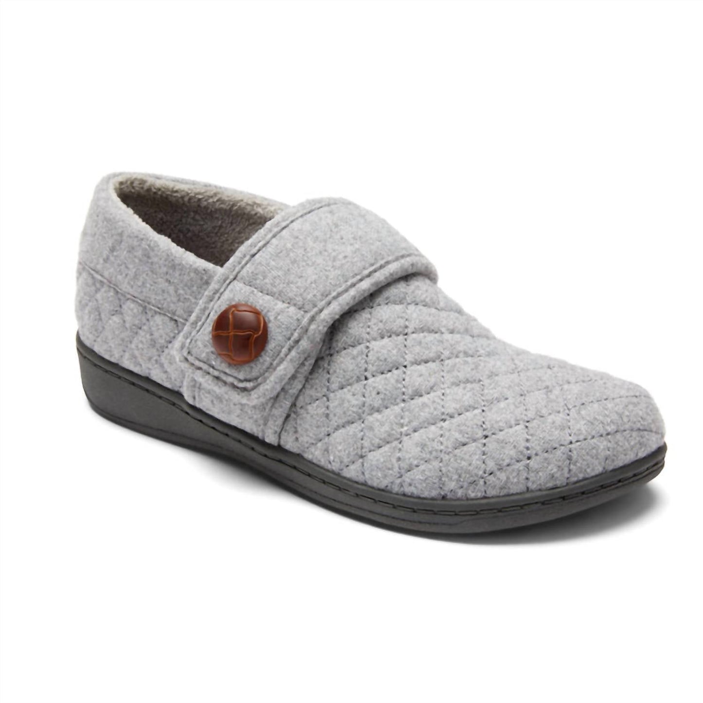Vionic - WOMEN'S JACKIE FLANNEL SLIPPER - MEDIUM WIDTH