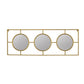 3 Mirror Piece Wall Mirror in Rectangular Frame