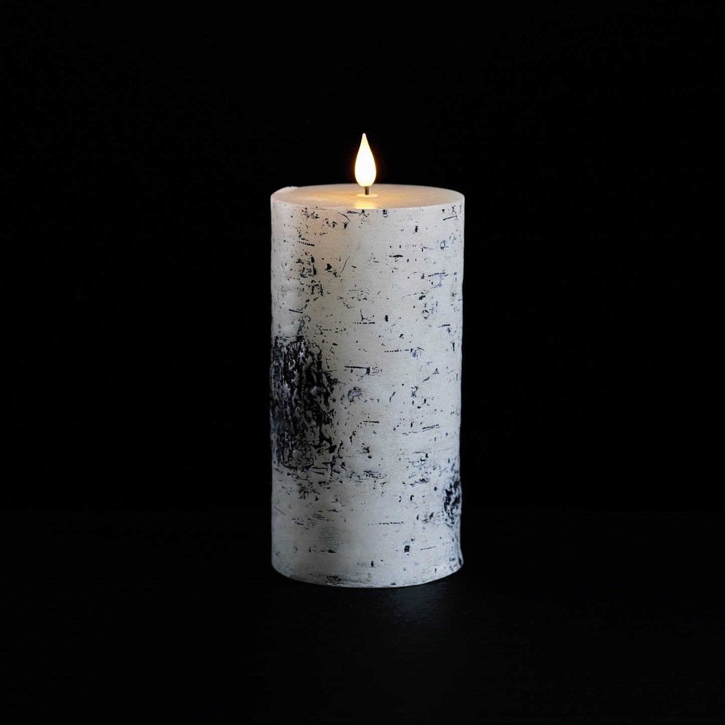 FIA Wick Birch Design Pillar Candle (Set - 2)