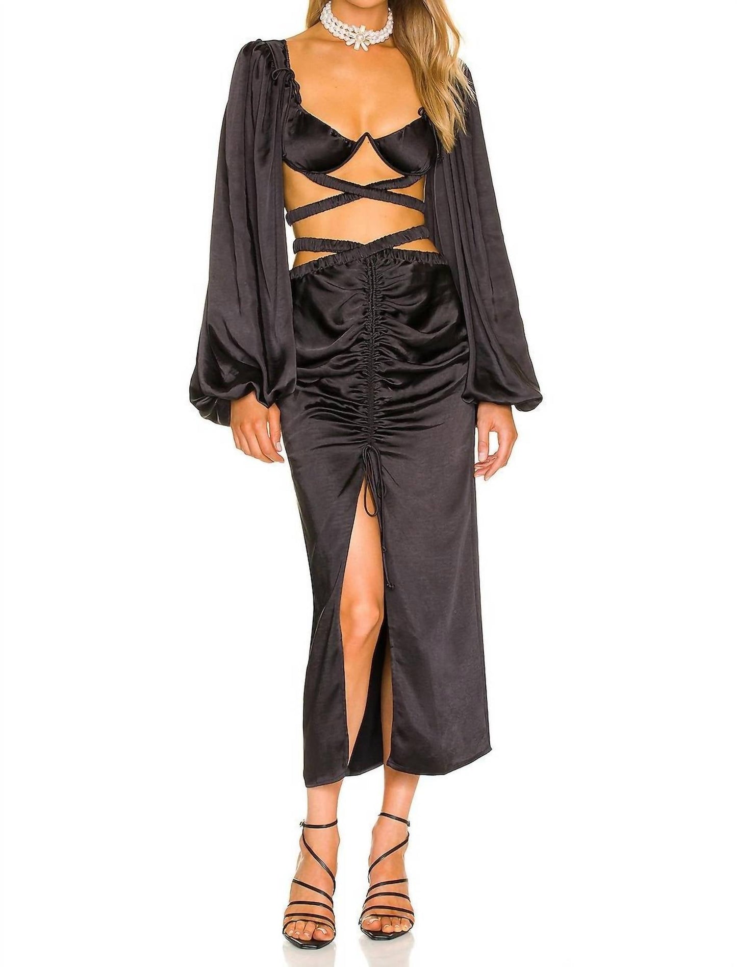 For Love & Lemons - Pia Midi Skirt