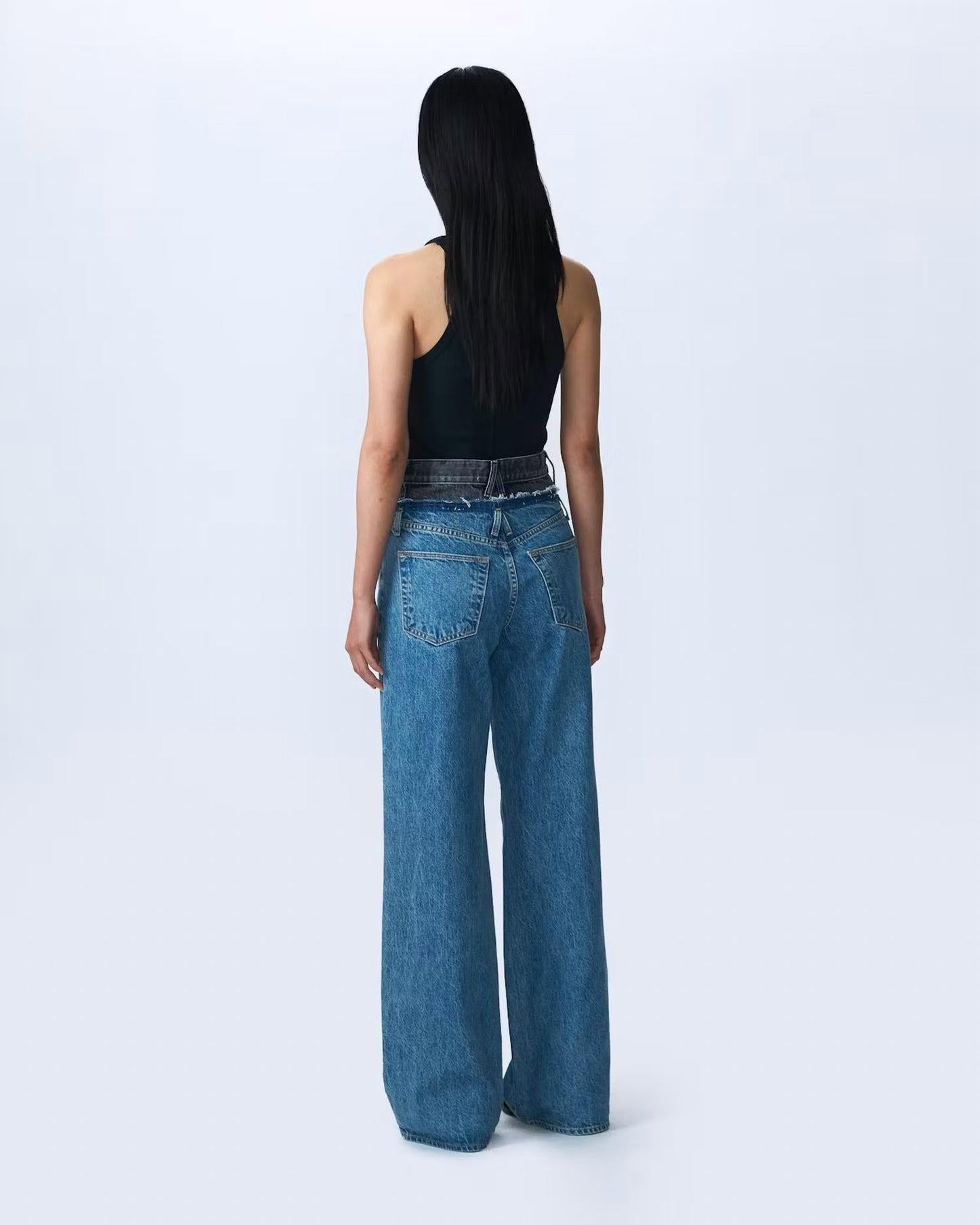 Slvrlake - Re-work Eva Double Waistband Jeans