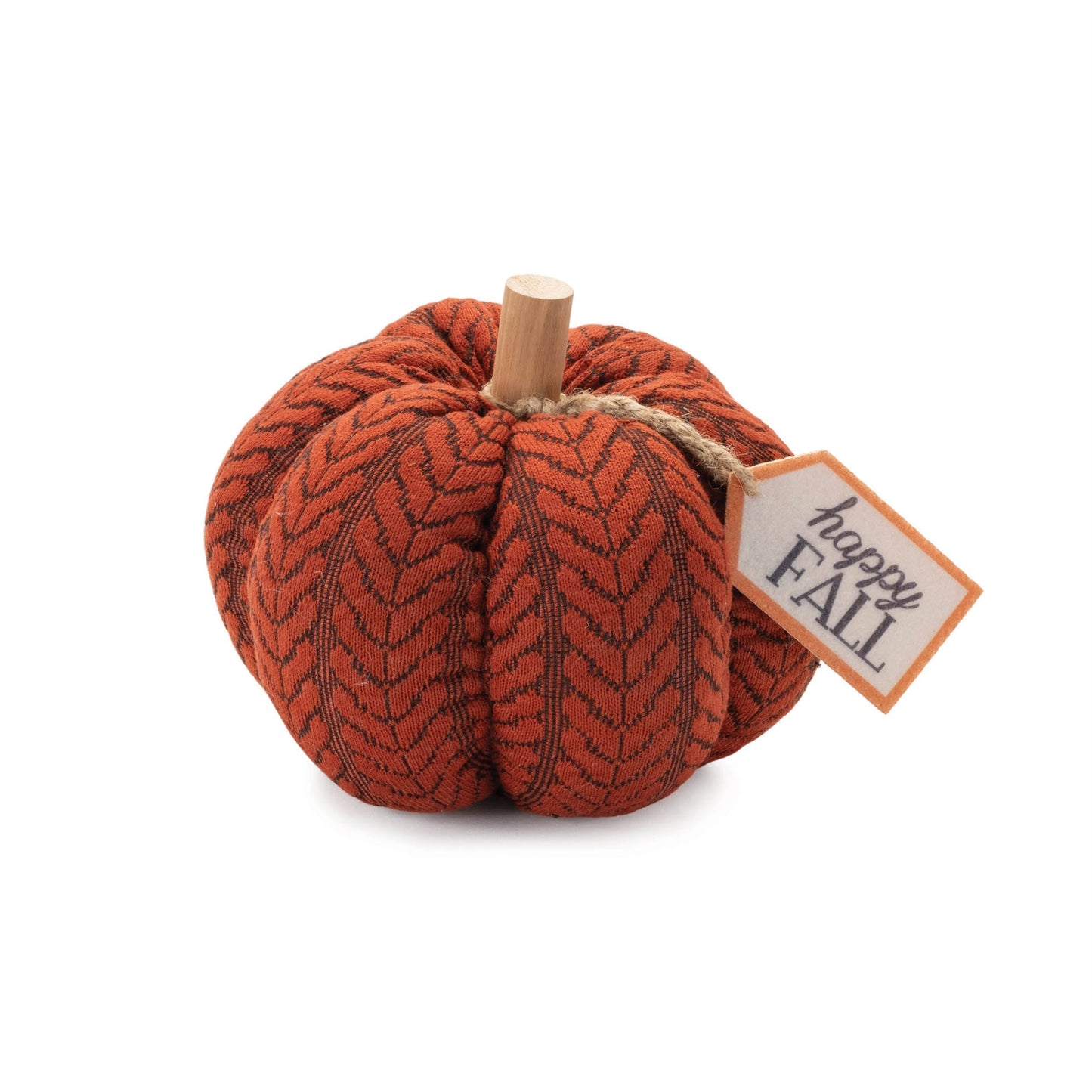 Plush happy fall pumpkin décor (set of 2)