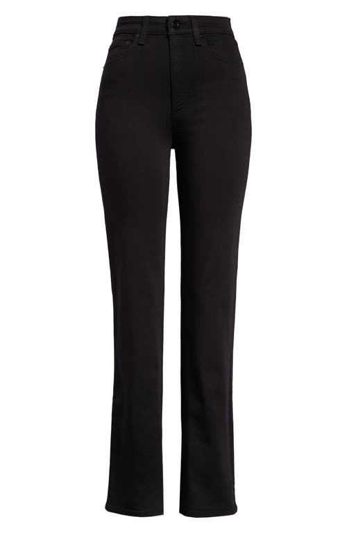 rag & bone Nina High Waist Bootcut Jeans in Black, Size 26