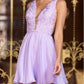 Sherri Hill - Laced Bodice Cocktail Dress