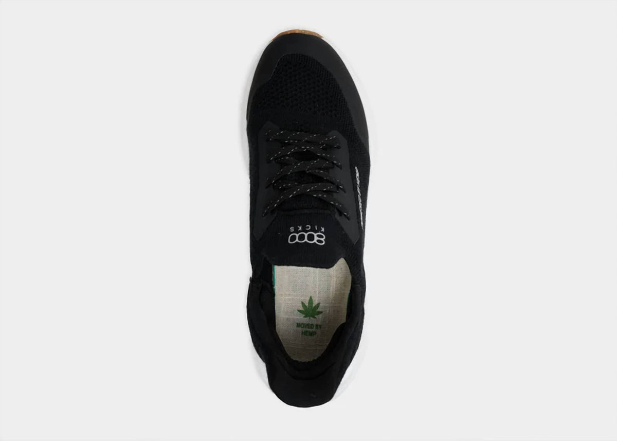 8000 Kicks - Men's Hemp Leather Runner Sneaker
