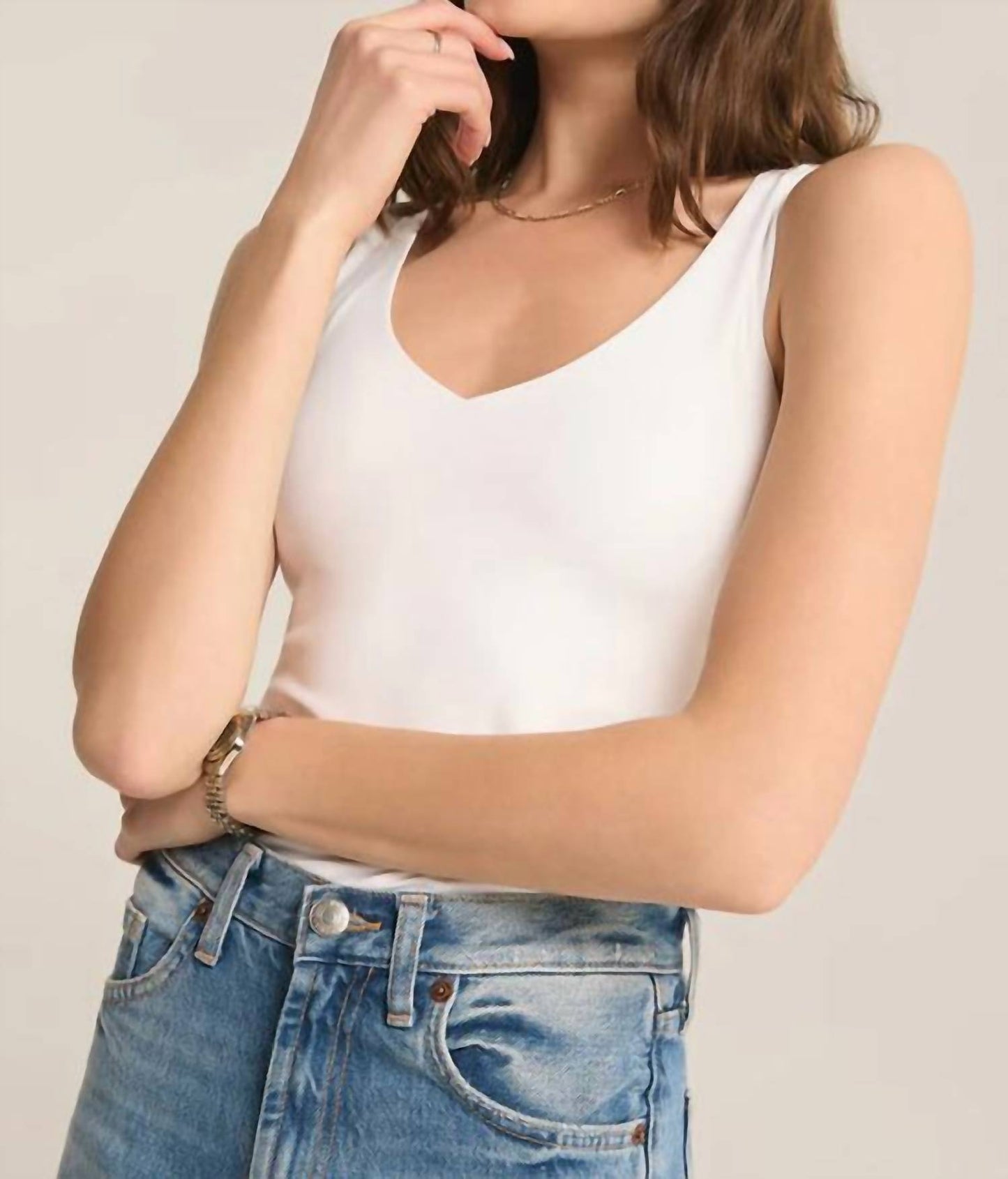 Z Supply - Avala V-neck Smooth Top