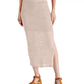 Steve Madden - Liliana Side-slit Crochet Pull-on Skirt