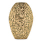 Distressed Flat Metal Vase (Set of 2)