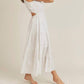 &Merci - Elastic Waist Side Cut Out Maxi Dress