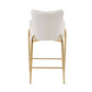 Fabric Counter Height Bar Stools (Set of 2)