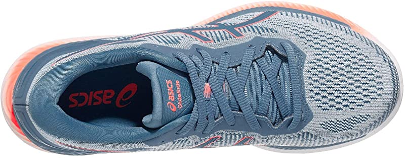 ASICS वीमेन ग्लाइडराइड रनिंग शूज़पोलर शेड/ग्रे फ्लॉस