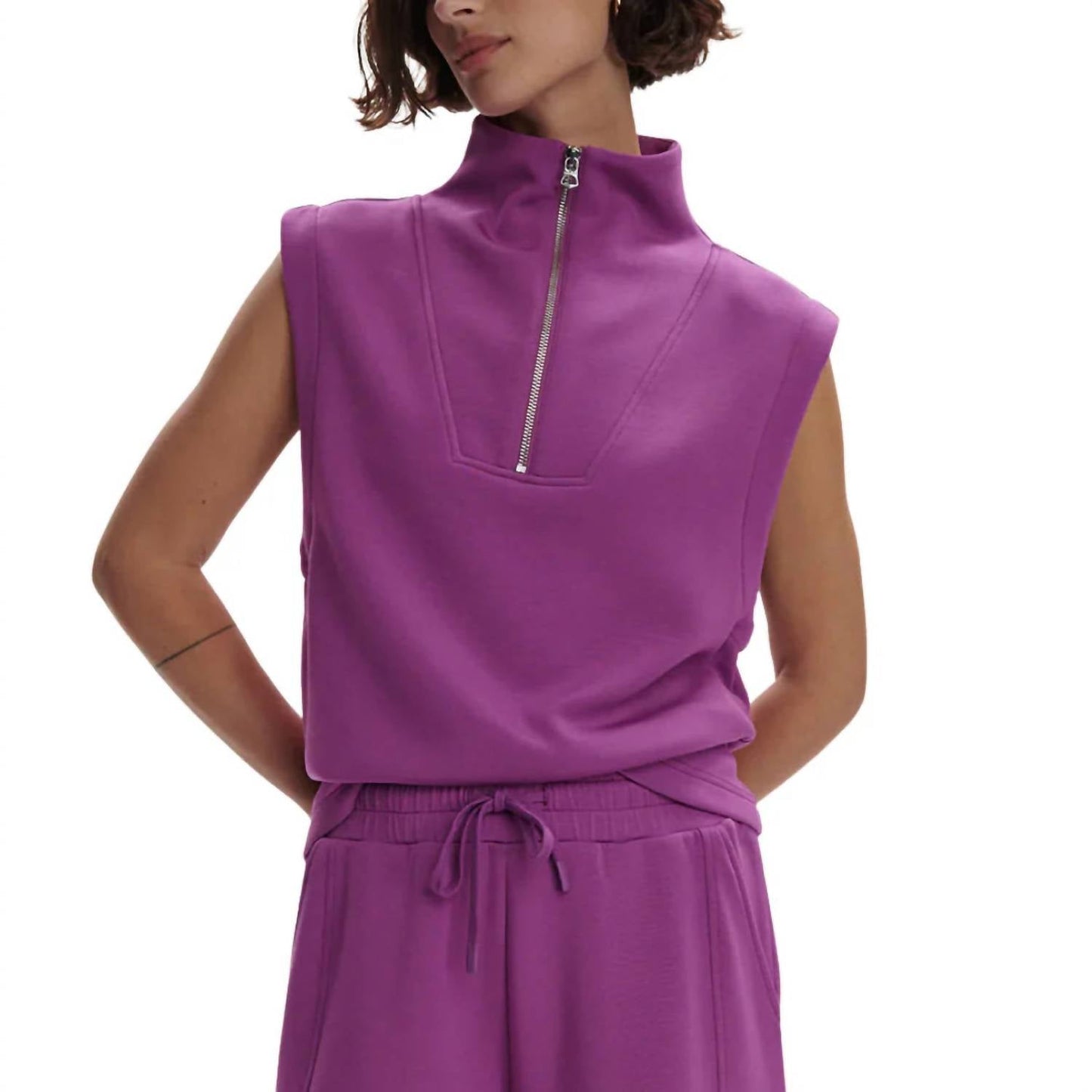 Varley - Magnolia 1/2 Zip Tank Top