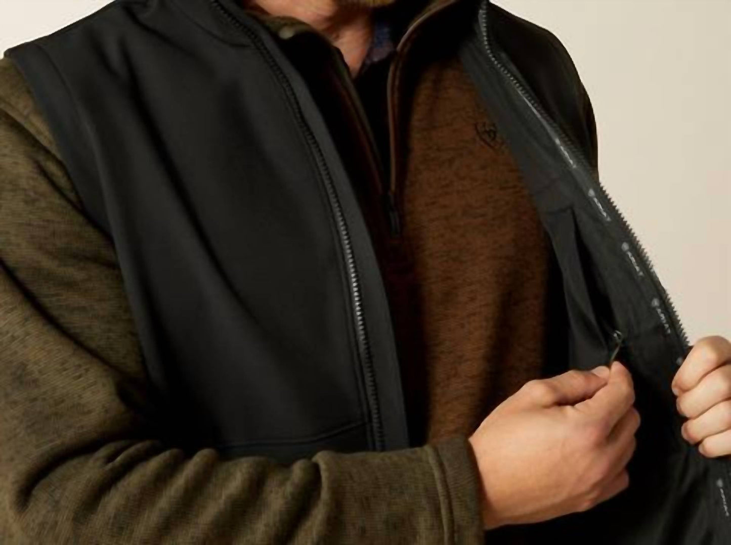 Ariat - Men's Logo Softshell Vest