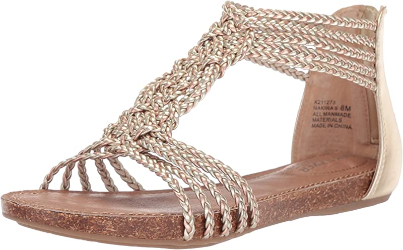 Adam Tucker Women's Nakira5 Flat Rose Gold Yellow Size 6 B(M) Us