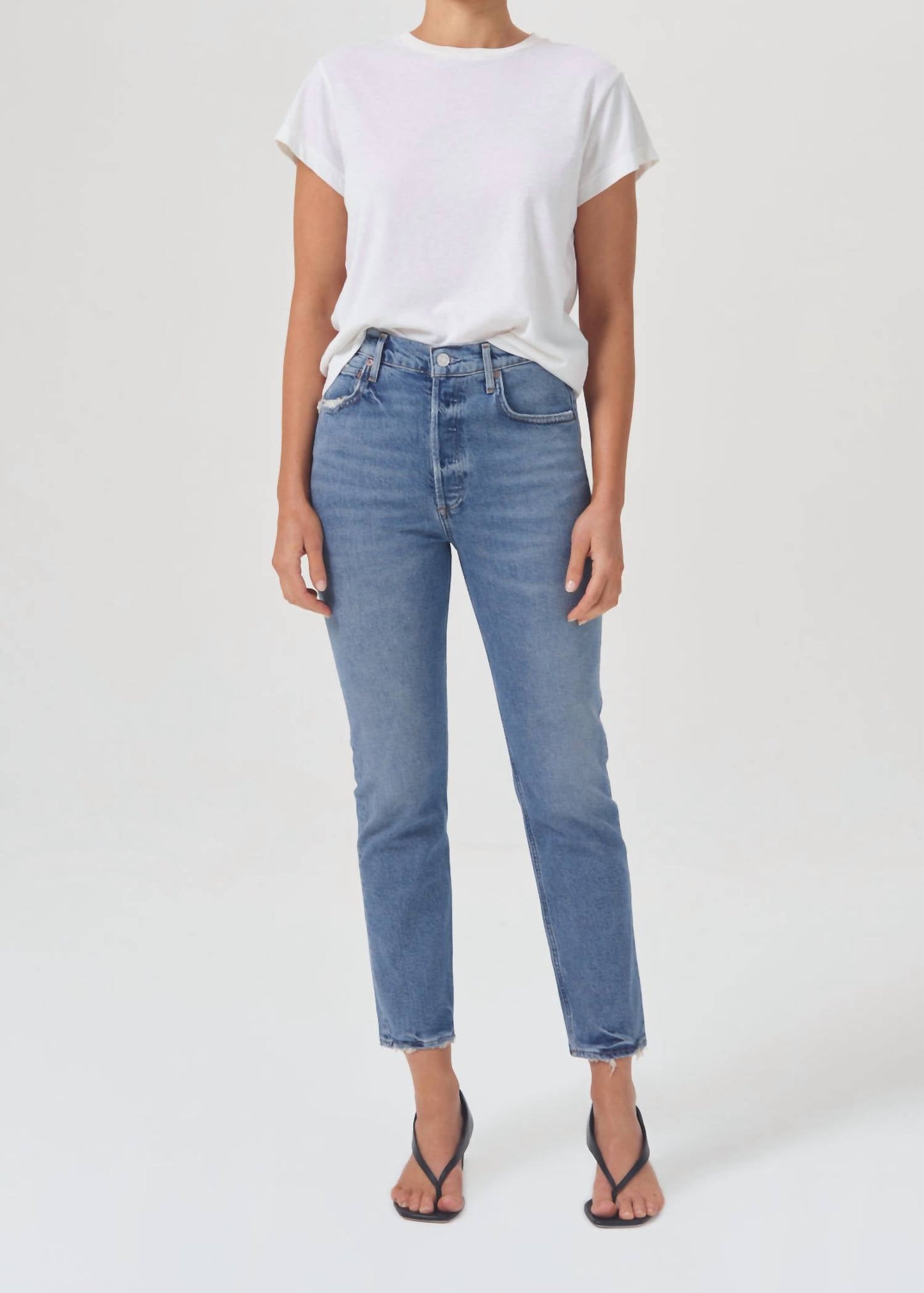 Agolde - RILEY HIGH RISE STRAIGHT CROP JEAN