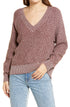 treasure-bond-v-neck-knit-sweater-purple-brown