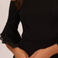 Adrianna Papell - Off Shoulder Flounce Sleeve Jumpsuit